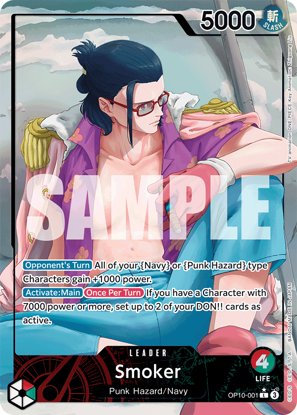 One Piece - Smoker Leader Op10 - 001 by Tribe TCG on MYNTED