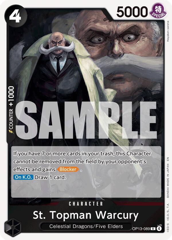 One Piece - St. Topman Warcury - Carrying On His Will (OP13) by TCGDON on MYNTED