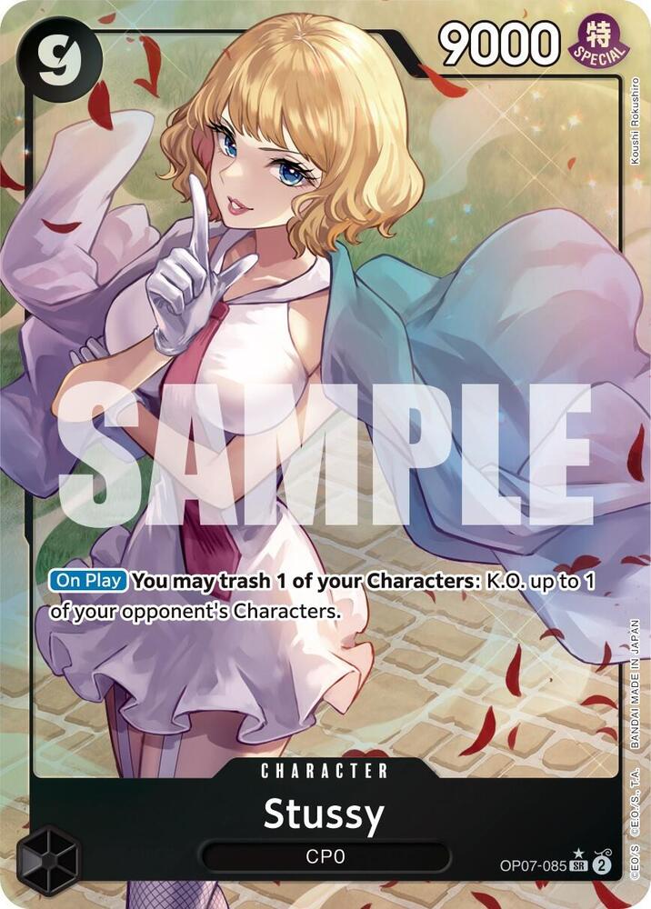 One Piece Stussy (Parallel) - 500 Years in the Future (OP07) by TCGDON on MYNTED