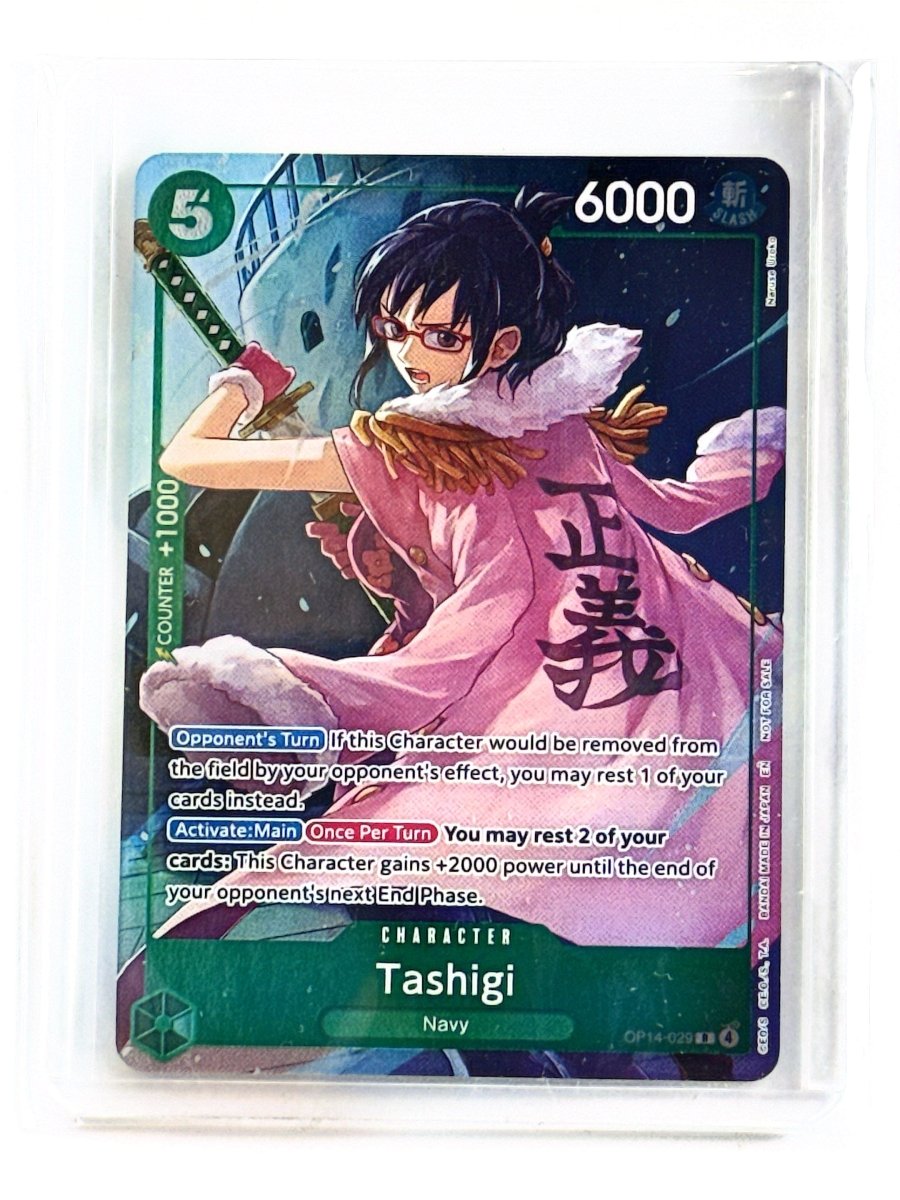 One Piece - Tashigi (Dash Pack) - The Azure Sea's Seven (OP14) by TCGDON on MYNTED