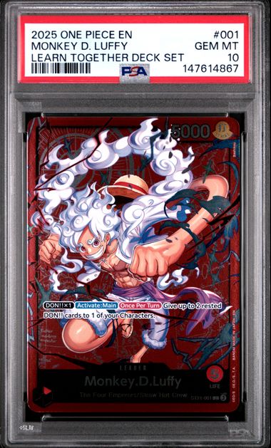 One Piece TCG: 2025 ONE PIECE LEARN TOGETHER DECK SET 001 MONKEY D. LUFFY by FunDemons on MYNTED