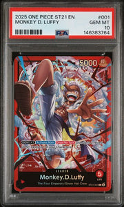 One Piece TCG: 2025 ONE PIECE STARTER DECK ST21-EX GEAR 5 001 MONKEY D. LUFFY by FunDemons on MYNTED