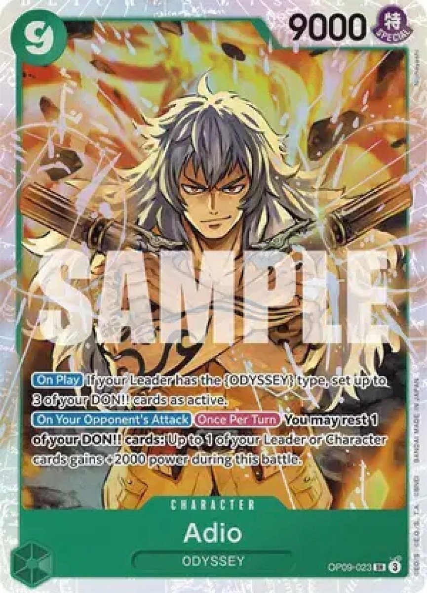 One piece TCG: Adio SR OP09-023 by FunDemons on MYNTED