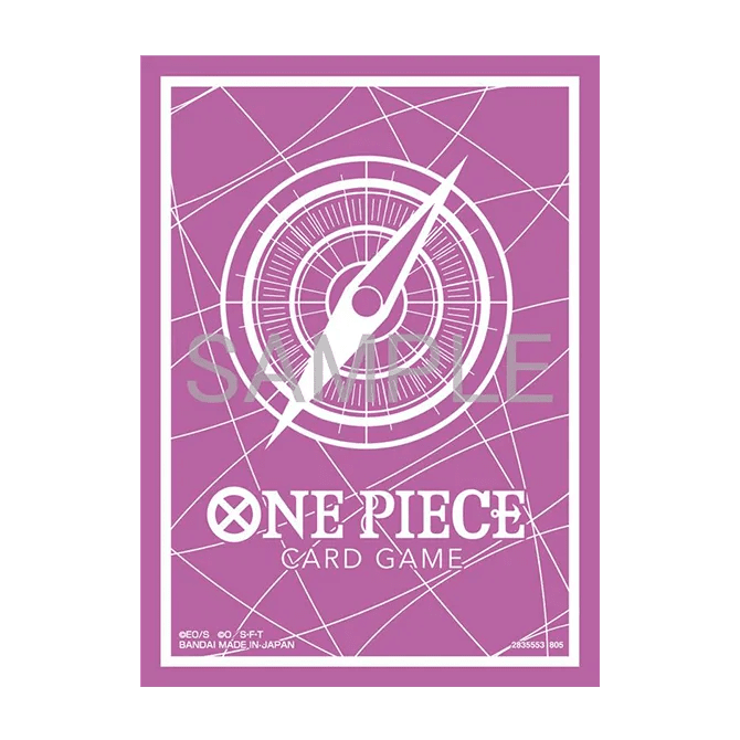 One Piece TCG: OFFICIAL CARD SLEEVES Standard Purple by FunDemons on MYNTED