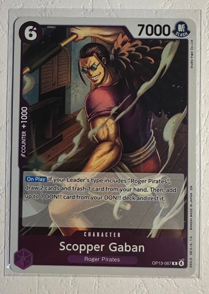 One Piece TCG OP13 - 067 Scopper Gaban Rare by Coolectibles on MYNTED