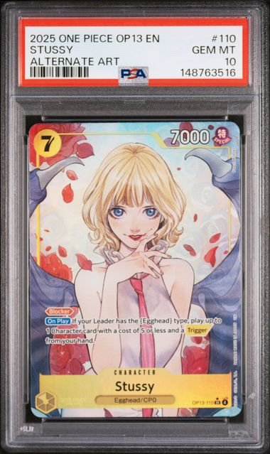 One Piece TCG: OP13-CARRYING ON HIS WILL 110 STUSSY ALTERNATE ART by FunDemons on MYNTED