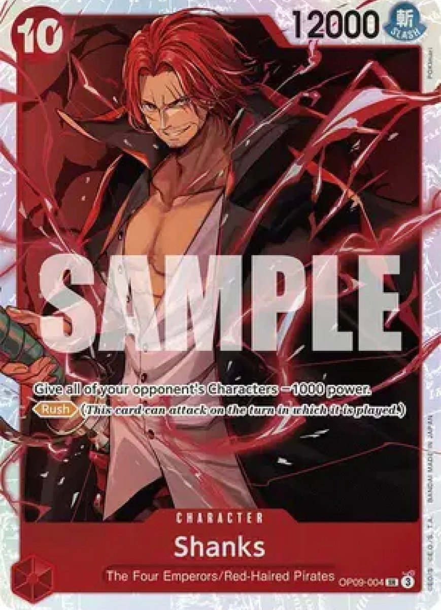 One Piece TCG: Shanks OP09-004 by FunDemons on MYNTED
