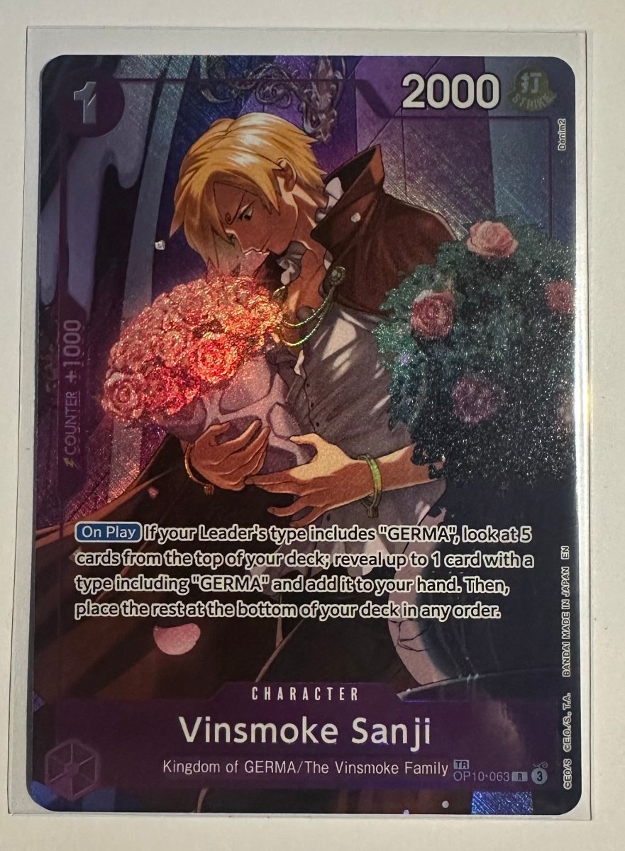 One Piece TCG Vinsmoke Sanji Treasure Rare OP10 - 063 Alternate Art NM by Coolectibles on MYNTED