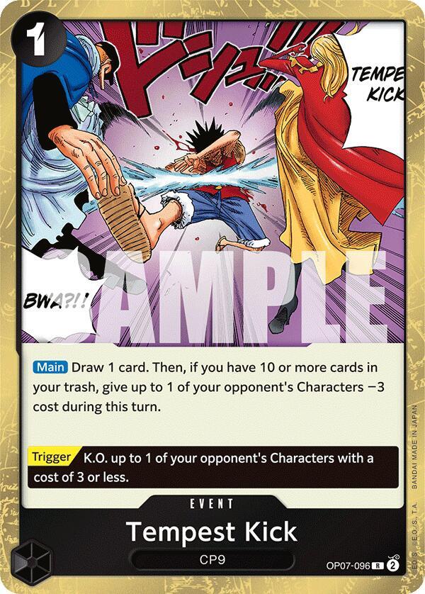 One Piece - Tempest Kick - 500 Years in the Future (OP07) by TCGDON on MYNTED