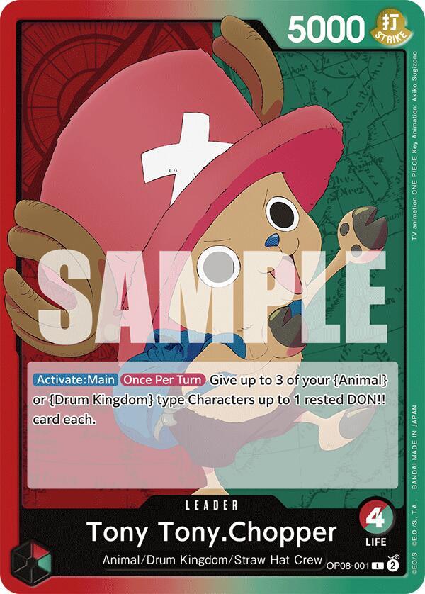 One Piece - Tony Tony.Chopper (001) - Two Legends (OP08) by TCGDON on MYNTED