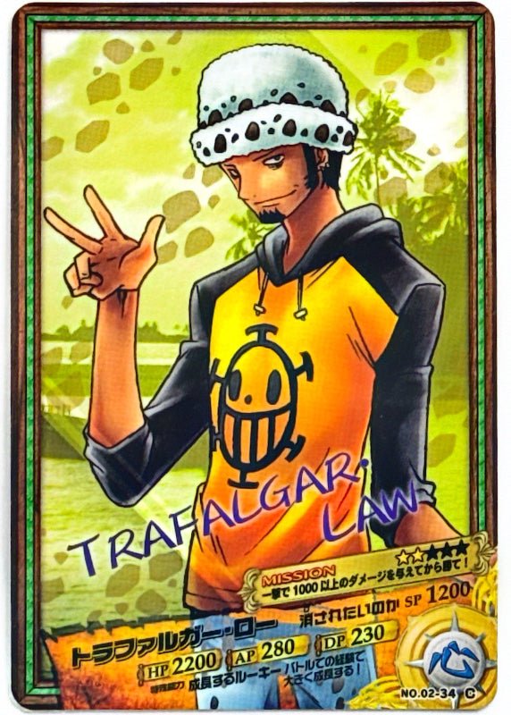One Piece - Trafalgar D. Law - AR Carddass Part 2 (2011) - NO.02 - 34 by TCGDON on MYNTED