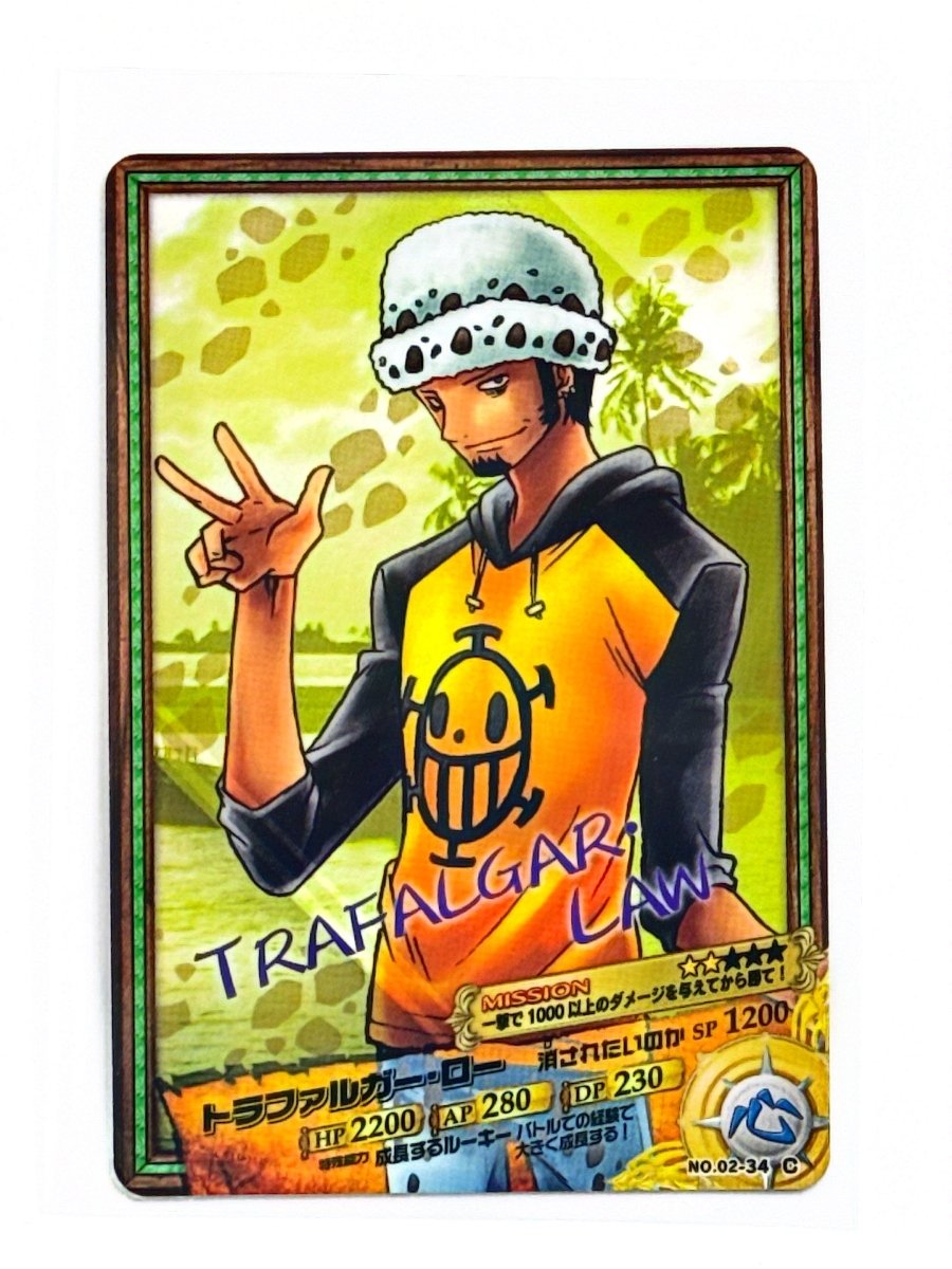 One Piece - Trafalgar D. Law - AR Carddass Part 2 (2011) - NO.02 - 34 by TCGDON on MYNTED
