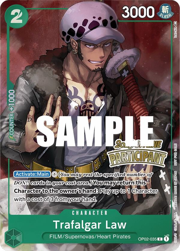 One Piece - Trafalgar Law (Offline Regional 2023) [Participant] - One Piece Promotion Cards (OP - PR) by TCGDON on MYNTED