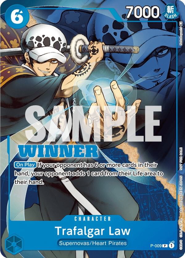 One Piece - Trafalgar Law - P - 009 (Winner Pack Vol. 1) - One Piece Promotion Cards (OP - PR) by TCGDON on MYNTED