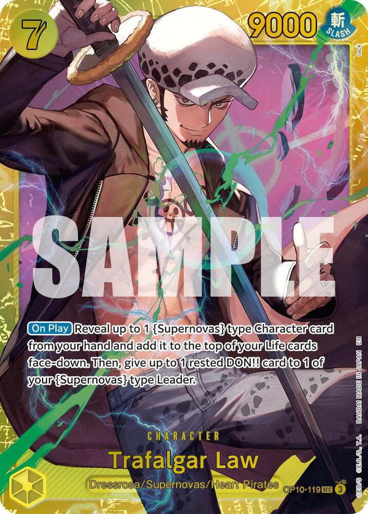 One Piece - Trafalgar Law - SEC - OP10 - 119 by TCGDON on MYNTED