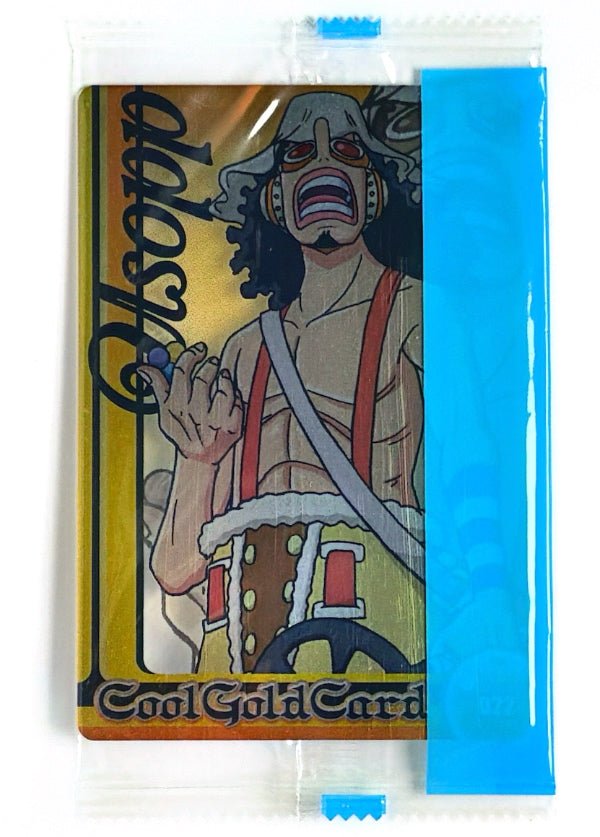 One Piece - Usopp - Cool Gold Card - 2011 - Morinaga Wafer Card (Sealed) by TCGDON on MYNTED