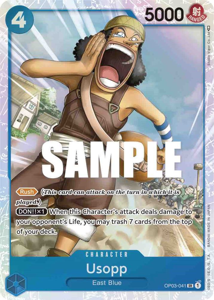 One Piece - Usopp - Pillars of Strength (OP03) by TCGDON on MYNTED