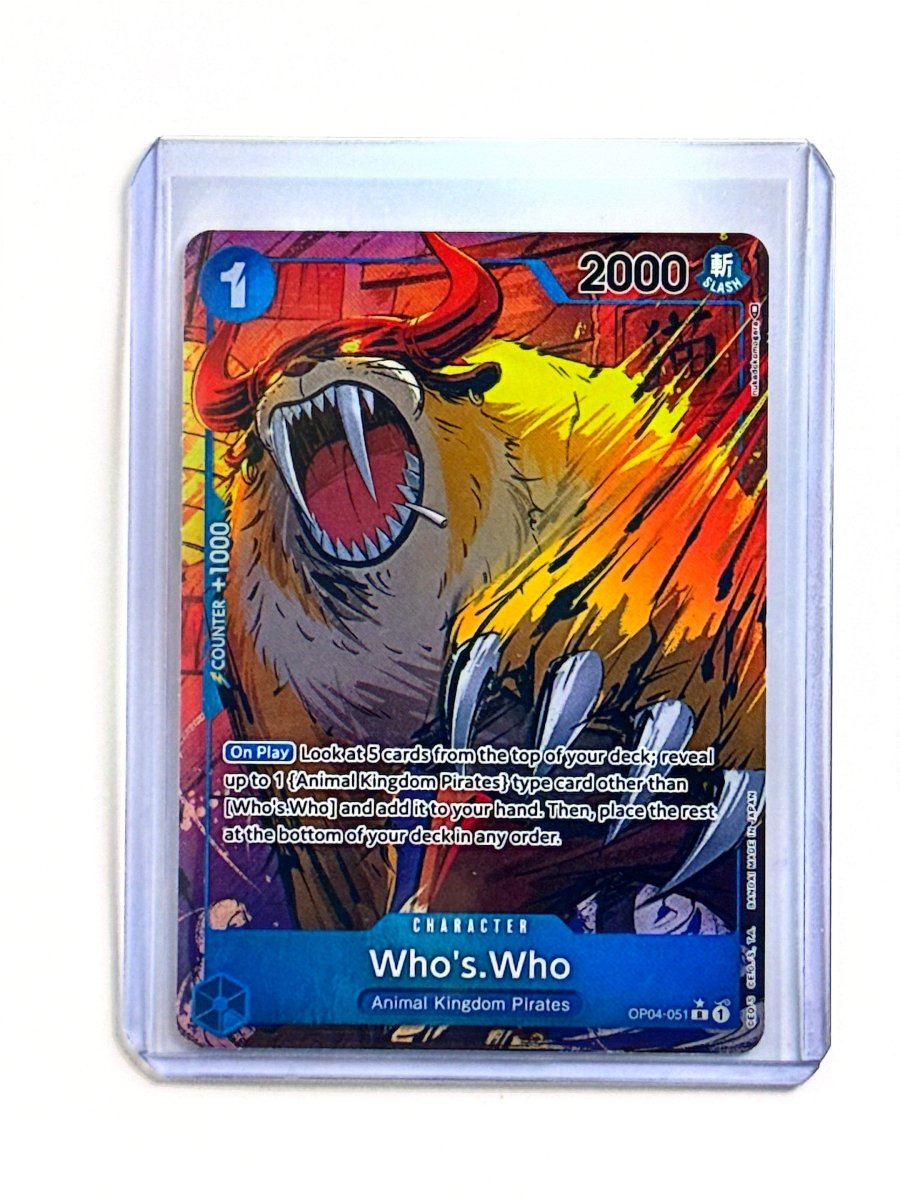 One Piece - Who's.Who (Alternate Art) - Kingdoms of Intrigue (OP04) by TCGDON on MYNTED