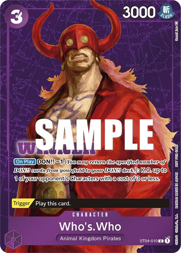 One Piece - Who's.Who (Tournament Pack Vol. 3) [Winner] - One Piece Promotion Cards (OP - PR) by TCGDON on MYNTED