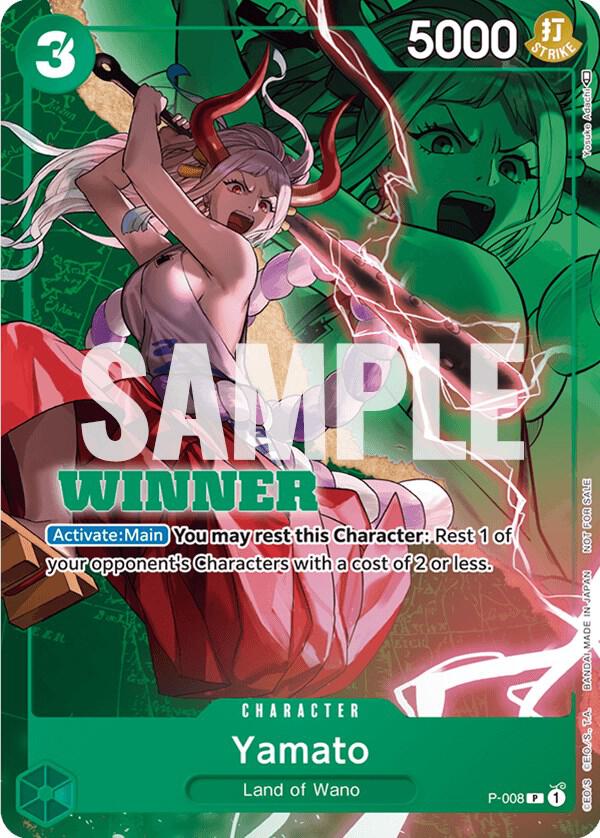 One Piece - Yamato - P - 008 (Winner Pack Vol. 1) - One Piece Promotion Cards (OP - PR) by TCGDON on MYNTED