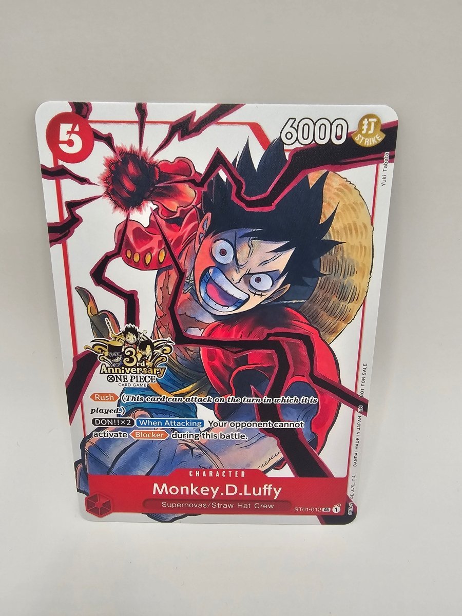 OP Luffy ST01 - 012 3rd Anniversary Stamped Promo by PlayVault on MYNTED