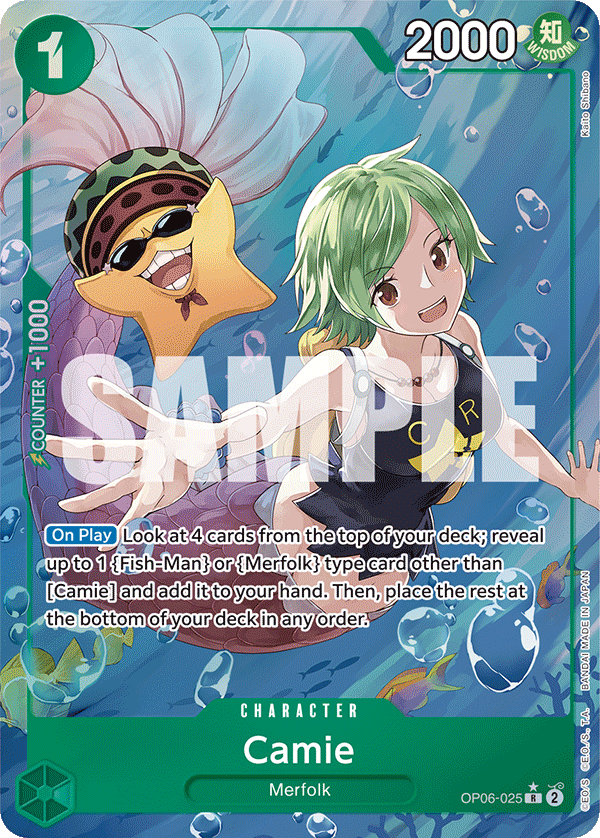 OP06 - 025 Camie Alt Art by PlayVault on MYNTED