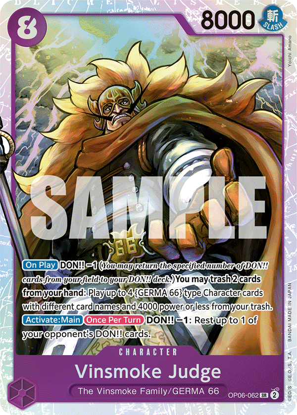 OP06 - 062 Vinsmoke Judge by PlayVault on MYNTED