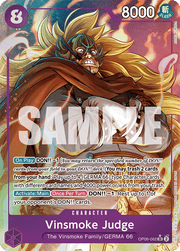 OP06 - 062 Vinsmoke Judge Alt Art by PlayVault on MYNTED