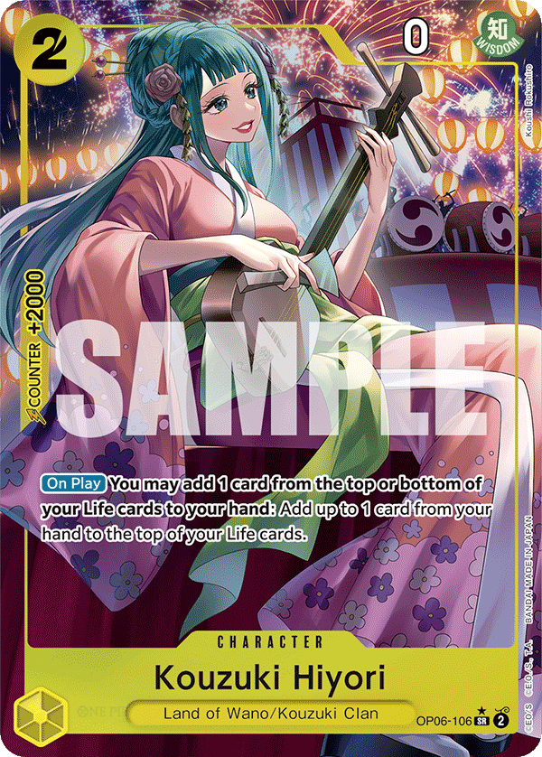 OP06 - 106 Kouzuki Hiyori Alt Art by PlayVault on MYNTED
