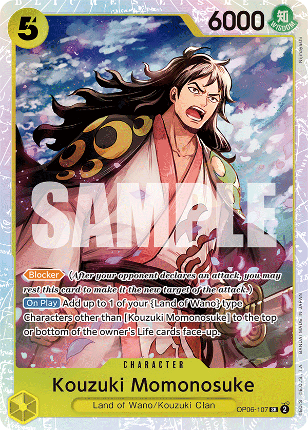 OP06 - 107 Kouzuki Momonosuke by PlayVault on MYNTED