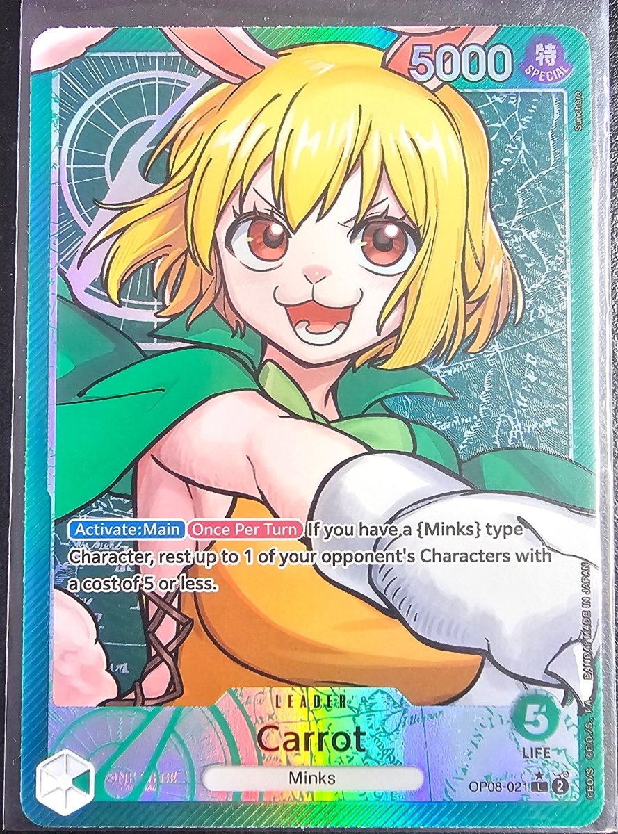 OP08 - 021 Carrot Alt Leader by PlayVault on MYNTED