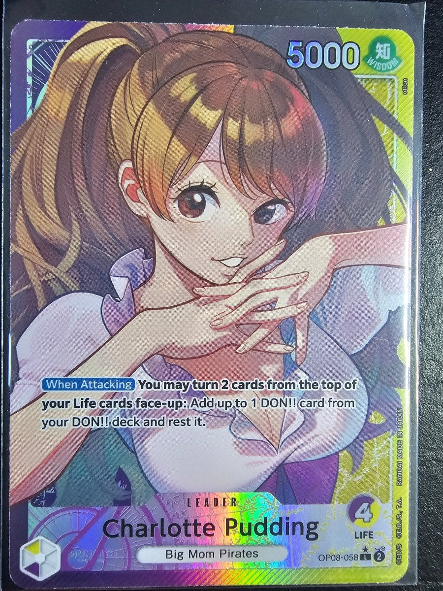 OP08 - 058 Charlotte Pudding Alt Art by PlayVault on MYNTED
