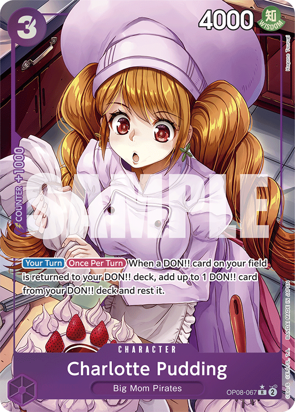 OP08 - 067 Charlotte Pudding Alt Art by PlayVault on MYNTED