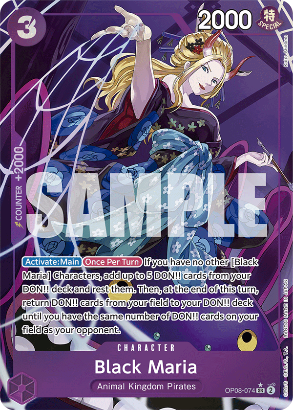 OP08 - 074 Black Maria Alt Art by PlayVault on MYNTED