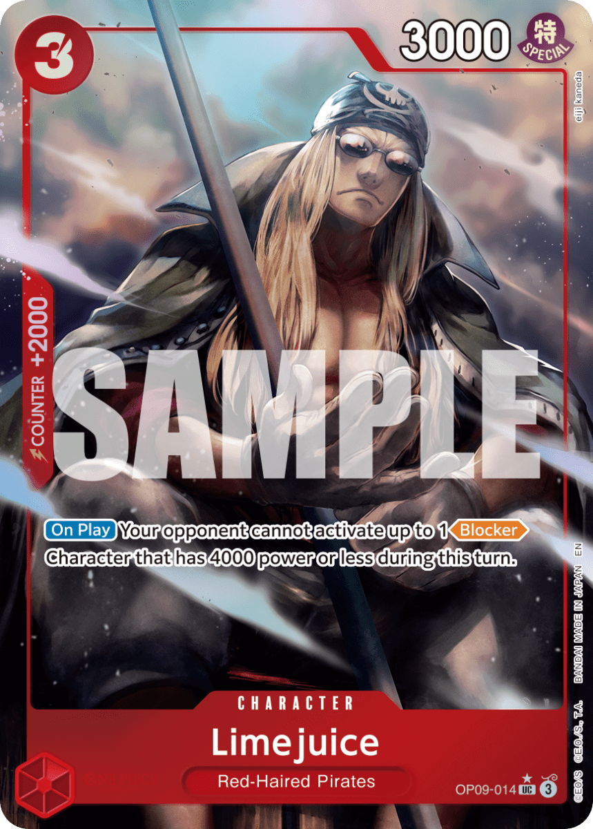 OP09 - 014 LimeJuice Alt Art by PlayVault on MYNTED
