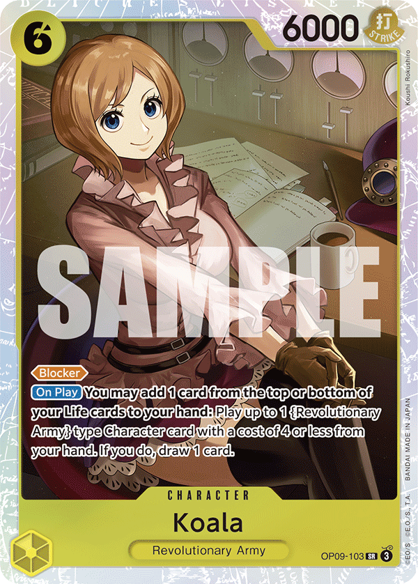 OP09 - 103 Koala by PlayVault on MYNTED