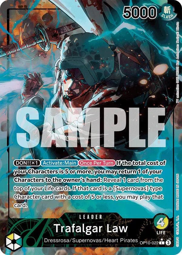 OP10 - 022 Trafalgar Law Alt Leader by PlayVault on MYNTED
