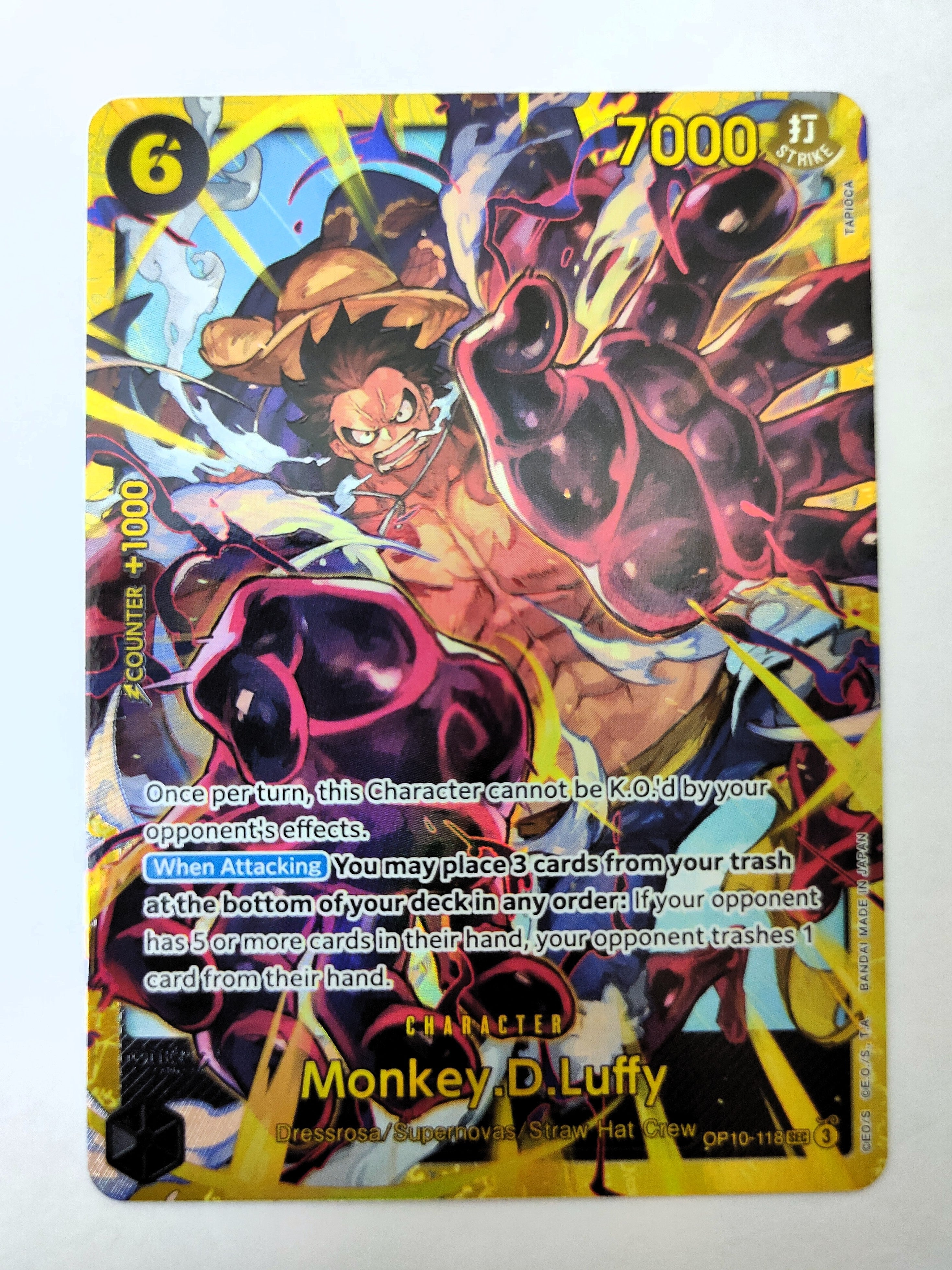 Monkey.D.Luffy (118) SEC OP10-118