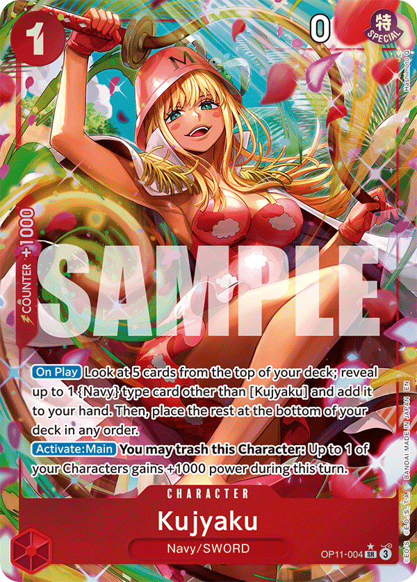 OP11 - 004 Kujyaku Alt Art by PlayVault on MYNTED