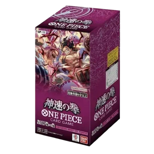 OP11 - A Fist of Divine Speed Booster Box (From Fresh Case) Japanese by Schmutzfink TCG on MYNTED