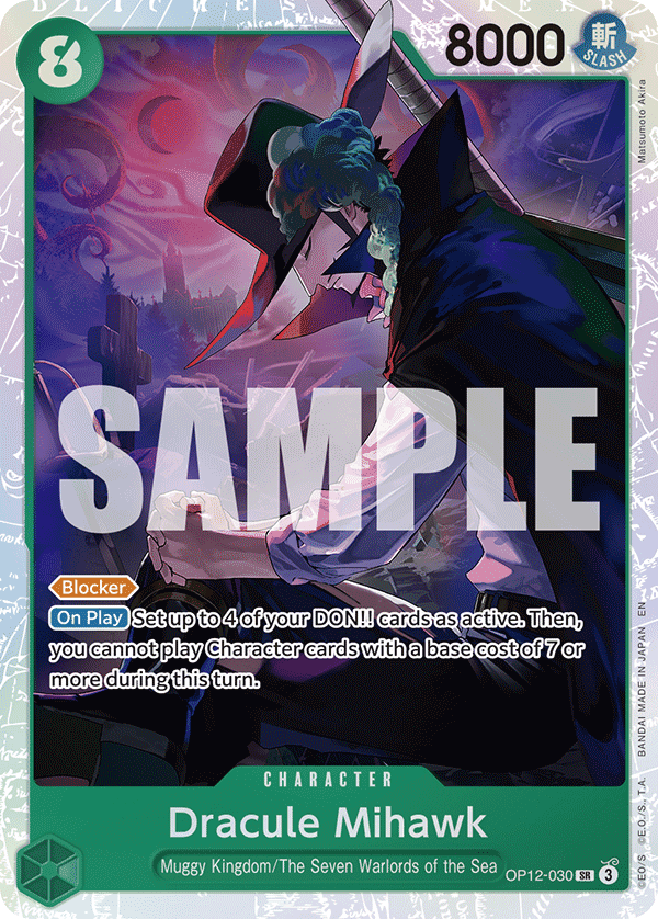 OP12 - 030 Dracule Mihawk by PlayVault on MYNTED