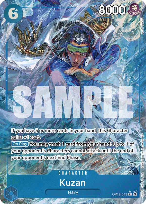 OP12 - 043 Kuzan Alt Art by PlayVault on MYNTED