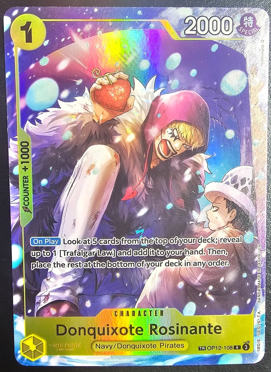 OP12 - 108 Donquixote Rosinante Treasure Rare by PlayVault on MYNTED