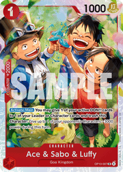 OP13 - 007 Ace & Sabo & Luffy by PlayVault on MYNTED