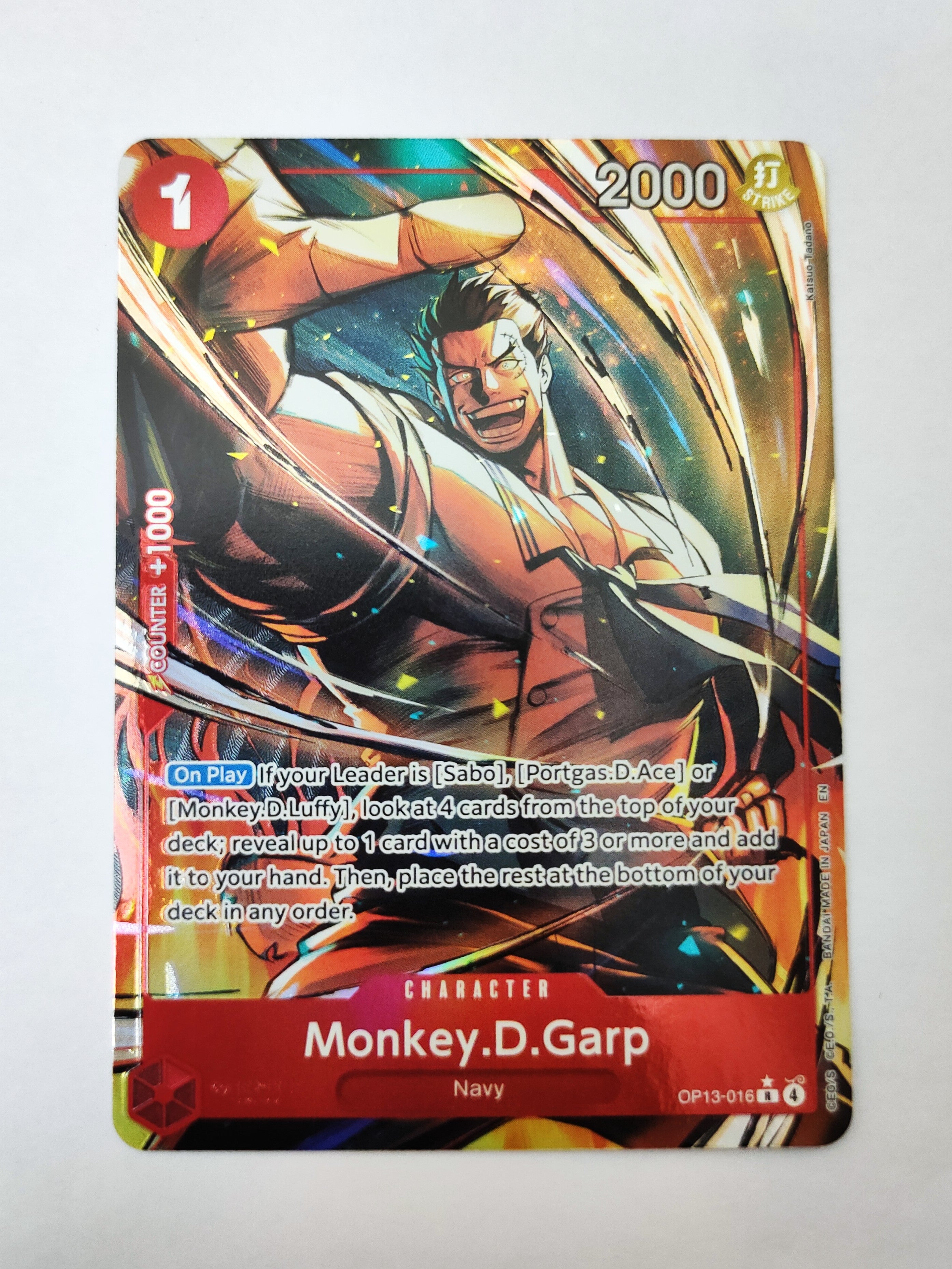Monkey.D.Garp (Alternate Art) R OP13-016