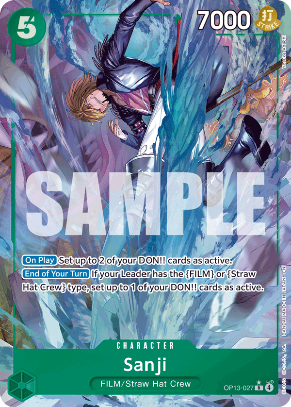 OP13 - 027 Sanji alt art by PlayVault on MYNTED