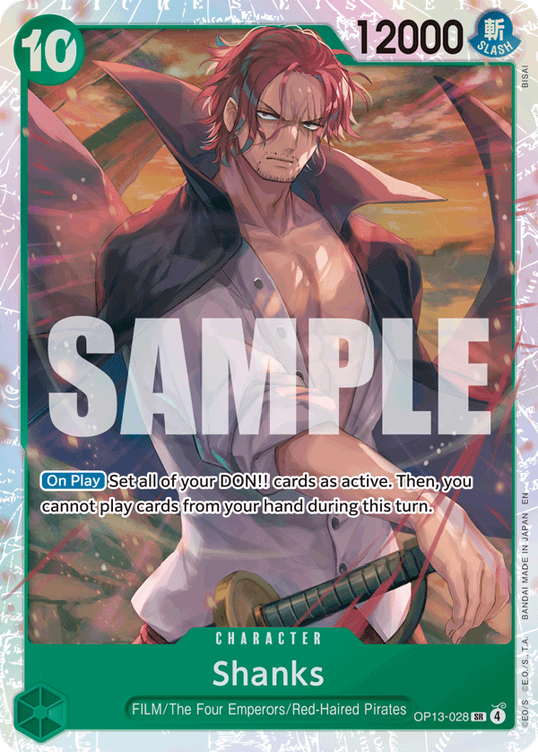 OP13 - 028 Shanks by PlayVault on MYNTED