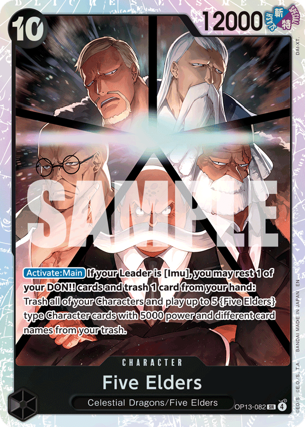 OP13 - 082 Five Elders by PlayVault on MYNTED
