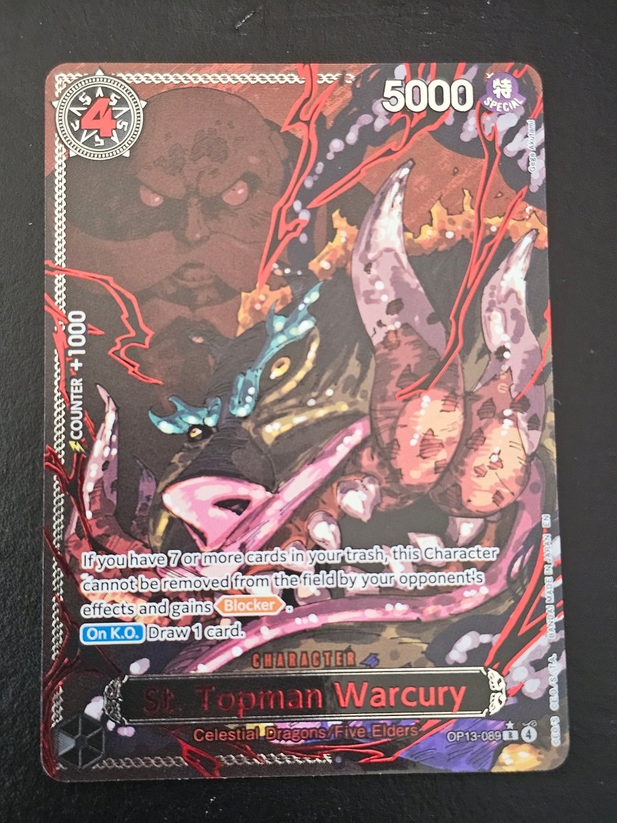 OP13-089 St. Topman Warcury Alt Art by PlayVault on MYNTED