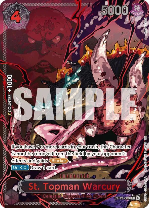 OP13-089 St. Topman Warcury Alt Art by PlayVault on MYNTED